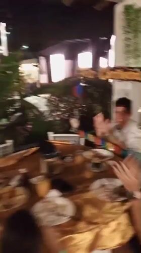 Birthday party with Dalmatian mascot celebrated in Porlamar restaurant