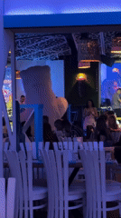 Evening restaurant party and sunset documented in Plovdiv