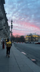 Everyday street life captured near Kazan Cathedral, Saint Petersburg