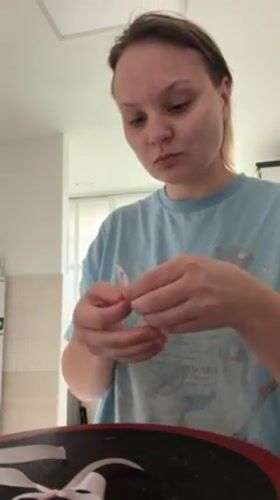 Valentine's morning preparations in Tel Aviv kitchen