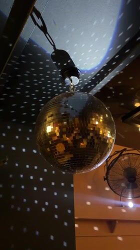 Inside a dim Montreal bar on a night out