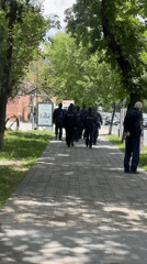 Formal gathering with speaker draws crowd at Yerevan monument