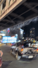 Street scene captured near Terminal 21 building in Bangkok