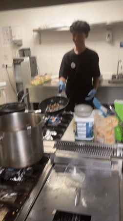 Rich stew plated in a duck dish, straight from a Varna kitchen