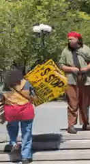 May Day protest rally held in New York public space