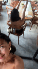 Woman takes selfies at multiple North Kuta locations
