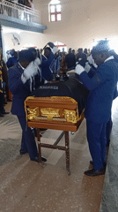 Funeral service held in Ladura Foron, Nigeria