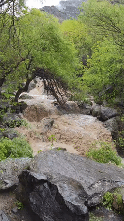 Visitors document natural sites and ancient stone structures in Goght, Armenia