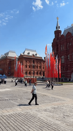 Woodmere resident records Moscow Red Square scenes remotely