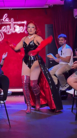 Drag queen performs evening show in Barcelona