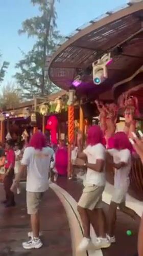 Daytime beach party draws crowds to Patong resort pool
