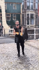 Street performers, flower markets enliven historic Alkmaar on Sunday afternoon