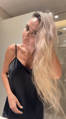 Dubai apartment morning: hair routine, collagen drink, city views