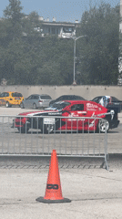 Red Bull drift racing event held in Plovdiv, Bulgaria