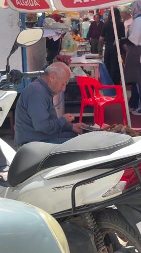 Morning market activity observed in Fethiye, Turkey