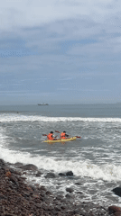 Recreational beach activities observed in Arica, Chile coastline