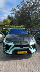 Modified Lamborghini Urus spotted parked in Noordwijk parking lot