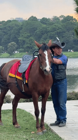 Traditional and Western scenes captured simultaneously in Da Lat