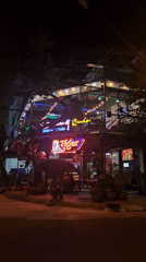 Outdoor bar with Tiger signage observed in Nha Trang