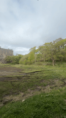 Tourist documents Dunvegan Castle views from multiple angles