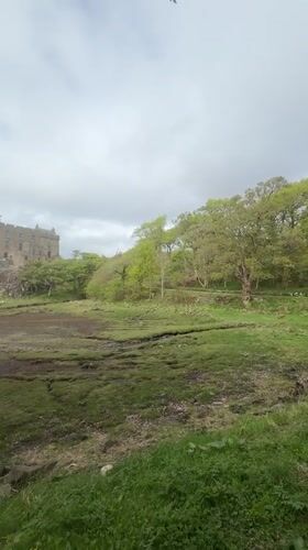 Tourist documents Dunvegan Castle views from multiple angles