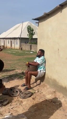 Men conduct outdoor strength training session in Akwanga, Nigeria
