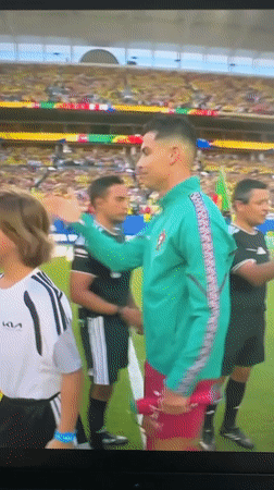 Cristiano Ronaldo spotted at a Calgary football pitch