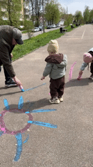 Family playground activities and casual moments recorded in Klin