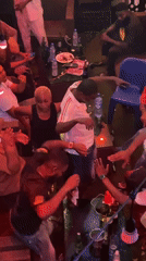 Nightlife scenes documented at Nigerian bars and clubs