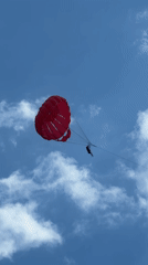 Sunny beach day brings parasailing, sunbathing to Budva Montenegro