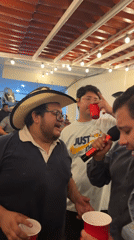 Men gather for casual singing session in Puebla