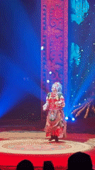 Circus performance features juggling, tightrope walking in Sirius, Russia