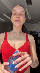 Woman's morning routine documented across Budva fitness studios and cafes