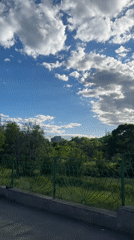 Park scenes documented in Yerevan under partly cloudy skies