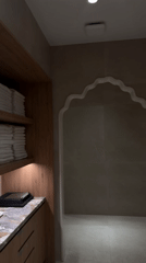 Late-night documentation of West Hollywood interior spaces captured