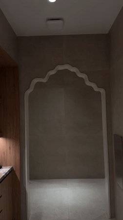 Late-night documentation of West Hollywood interior spaces captured