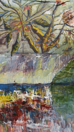 Art exhibition draws visitors in Guayana City, Venezuela