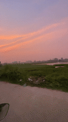 Motorbike ride captured on video in Dhaka twilight