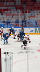 Hockey face-off recorded in Sirius, Russia