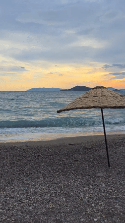 Dusk to nighttime scenes captured in Fethiye, Turkey