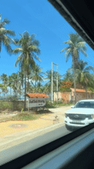 Vehicle journey through Phu Thuy Ward captures local scenery