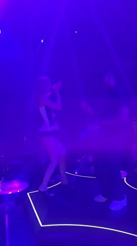 Live stage show at a Moscow nightlife venue
