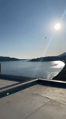 Boats and beachgoers spotted along Montenegro coast