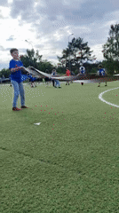 Outdoor gathering and selfies at Chaikovsky sports field
