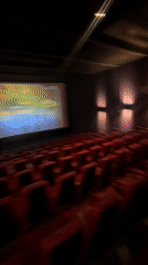 Movie theater visit captured in Buenos Aires