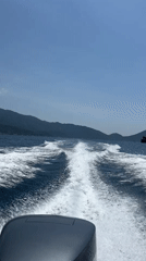 Out on the water off Hoa Xuan, Vietnam