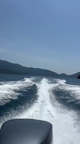 Out on the water off Hoa Xuan, Vietnam