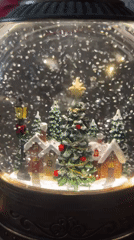Winter decorations handled in Krasnodar during spring morning
