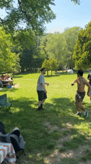 Community enjoys sunny picnic day at Lake Ghirla, Italy