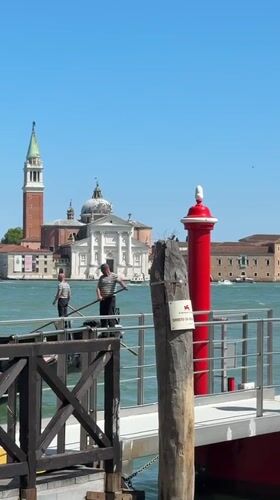 Venice tourist scenes captured during midday hours May 22